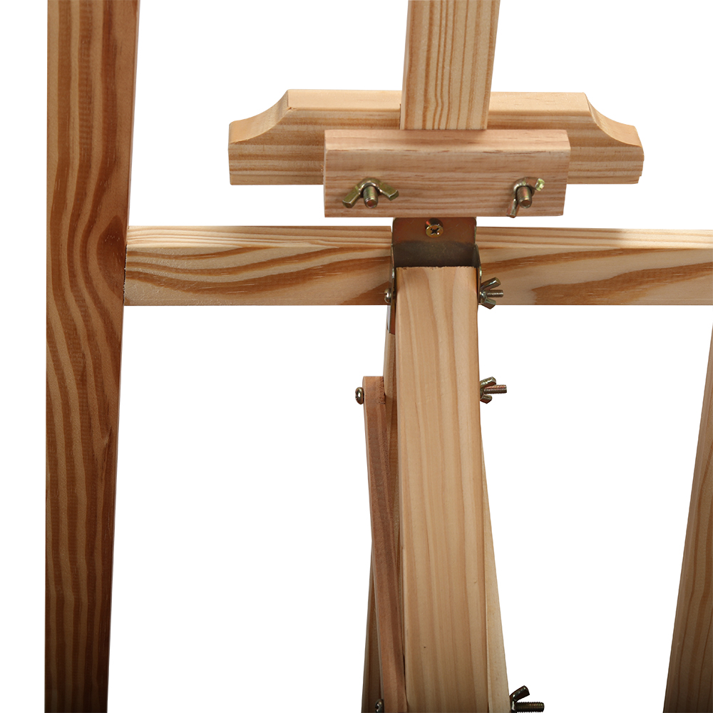 Boxtree Versatile Adjustable Easel Stand,Wooden Display Easels for Artistic Expression, Painting, and Presentations | Accommodates Various Canvas Sizes, Easy Assembly.