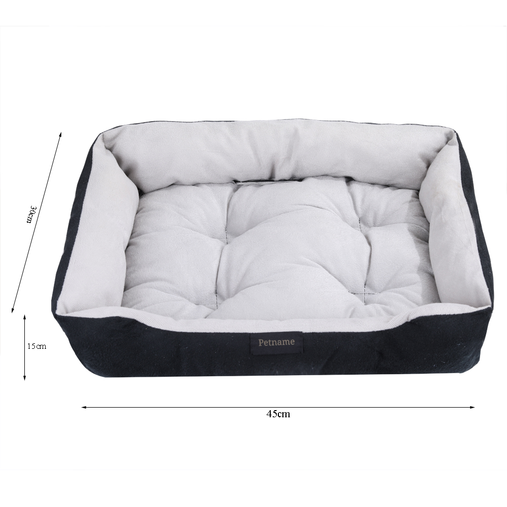 Petname dog beds, Pet Bed Dog Kennel Cat Nest Doghouse Deep Sleeping Bag Winter Puppy Mat Puss Mattress Plush Pillow Soft Cushion Pad Fossa for Cats Small and Medium Dogs