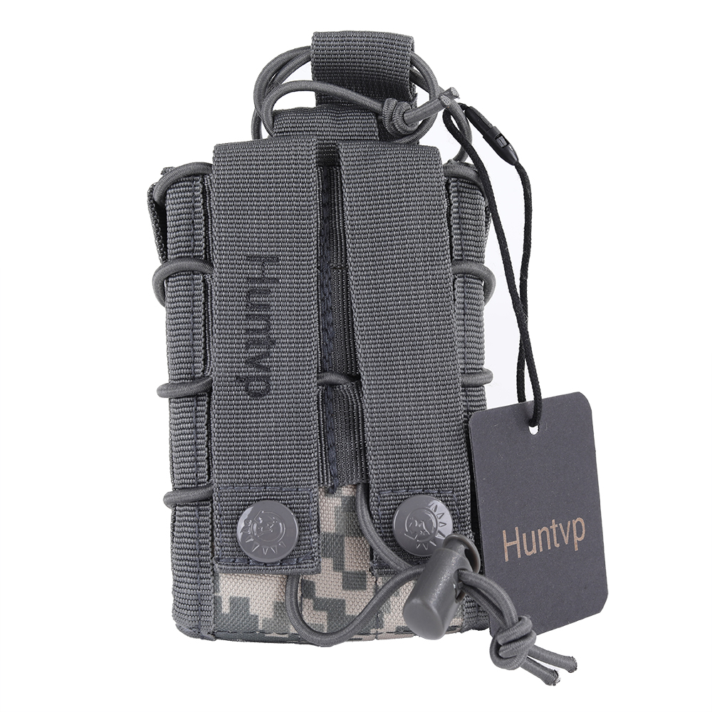 Huntvp Gun cases，Tactical Outdoor Single Open Pouch Army Molle Airsoft Mag Holder Bag M4/M16 Pouch & Pistol Magazine MOLLE Pouch