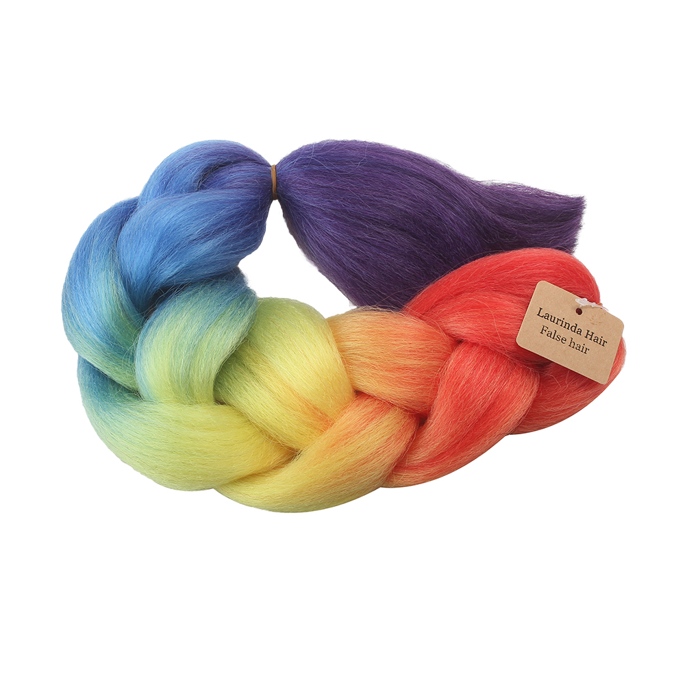 Laurinda False hair,Hair Wig braid four color unisex braid simulation dirty braid hair extensions