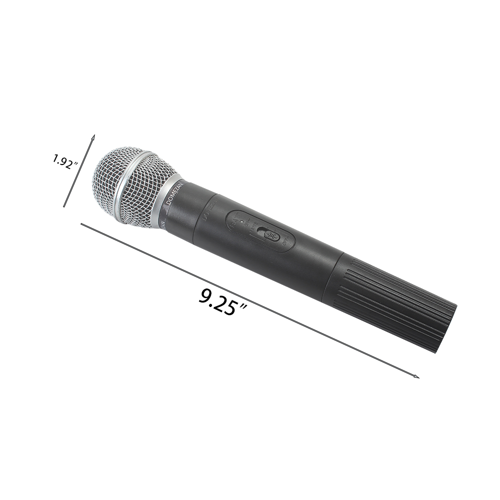 DOMEZAN Wireless microphone metal dynamic coil KTV outdoor party dedicated microphone 200 feet (TW630)