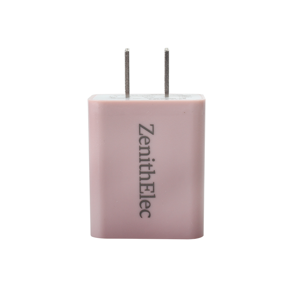 ZenithElec Power adapter charging head 2.1A/5V dual port USB plug