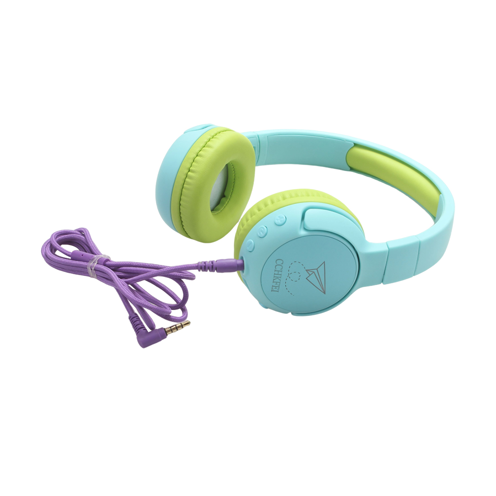 CCHKFEI Earphones, wired headphones, desktop computer specific HiFi stereo headphones, foldable