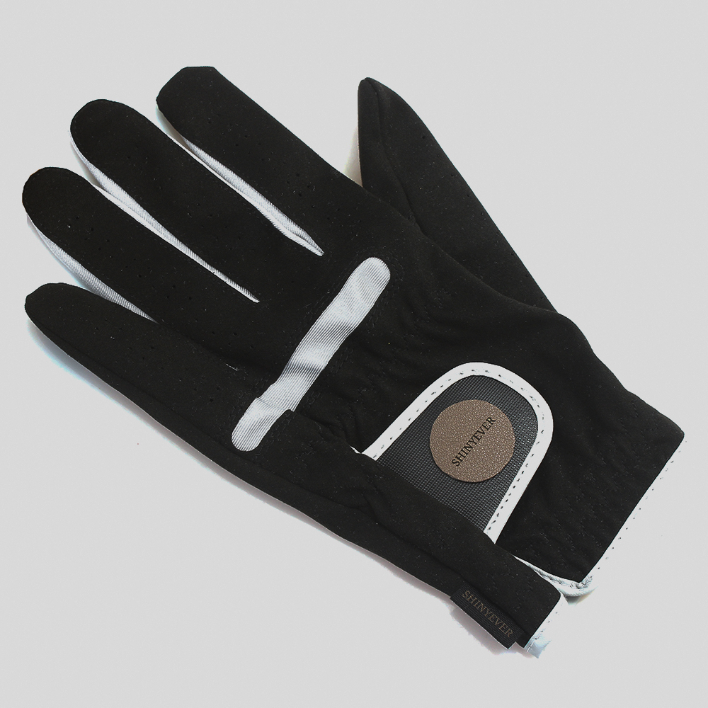 SHINYEVER Men's Golf Glove Single Piece Superfine Fiber Durable Breathable All Weather