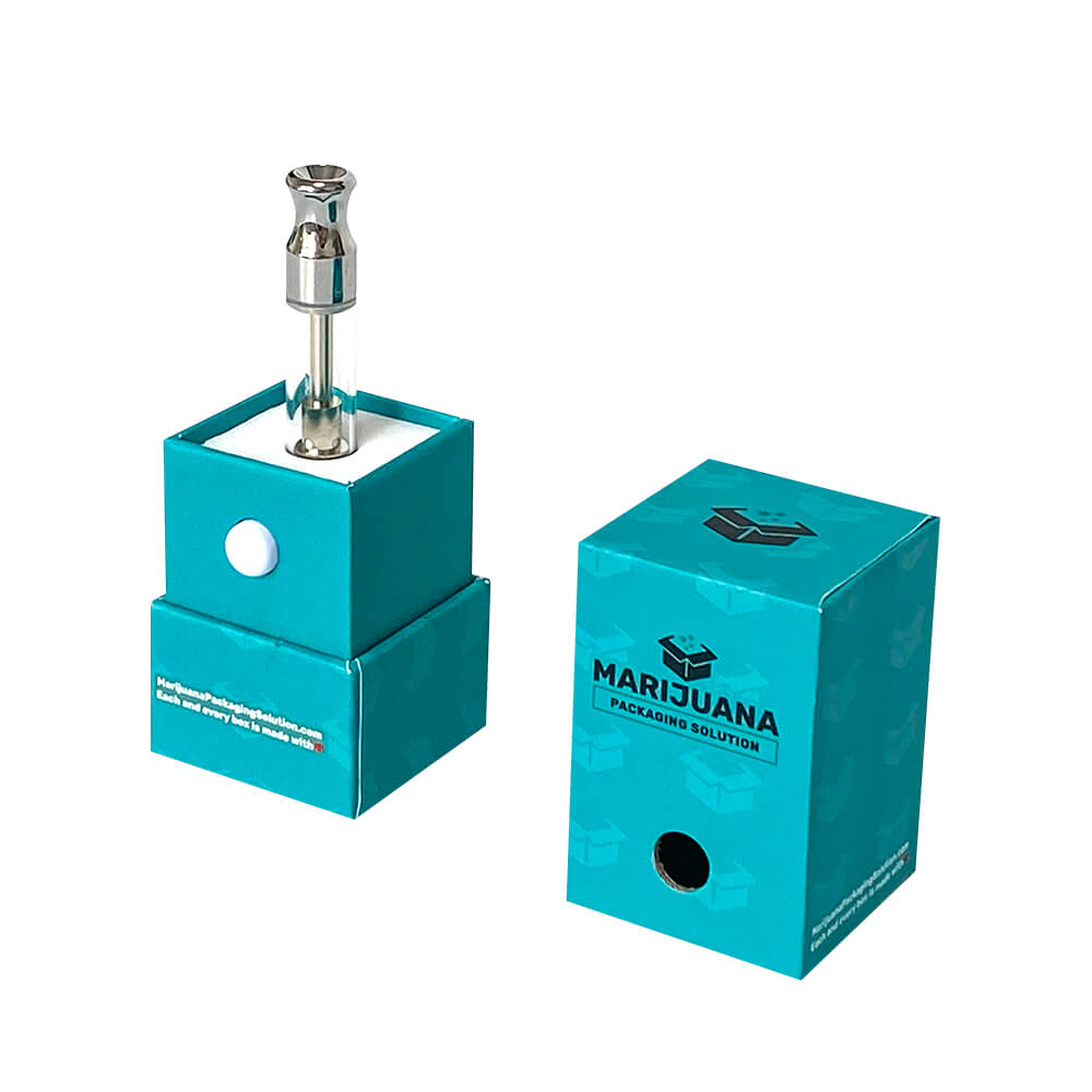 MARIJUANA PACKAGING SOLUTION Childproof Vape Cart Cuboid Rigid Box