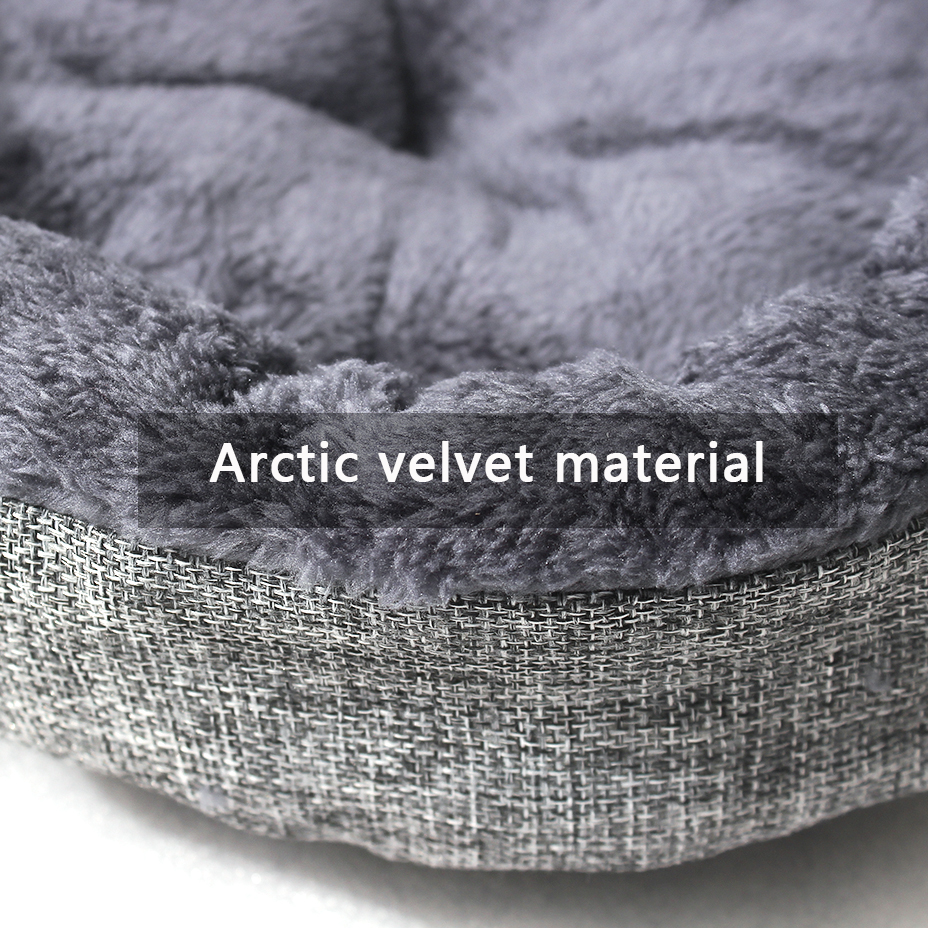 KAKABELL Dog & Cat beds,Pet Winter Warm Sleeping Bed Round Nest Warm Soft Plush beds.
