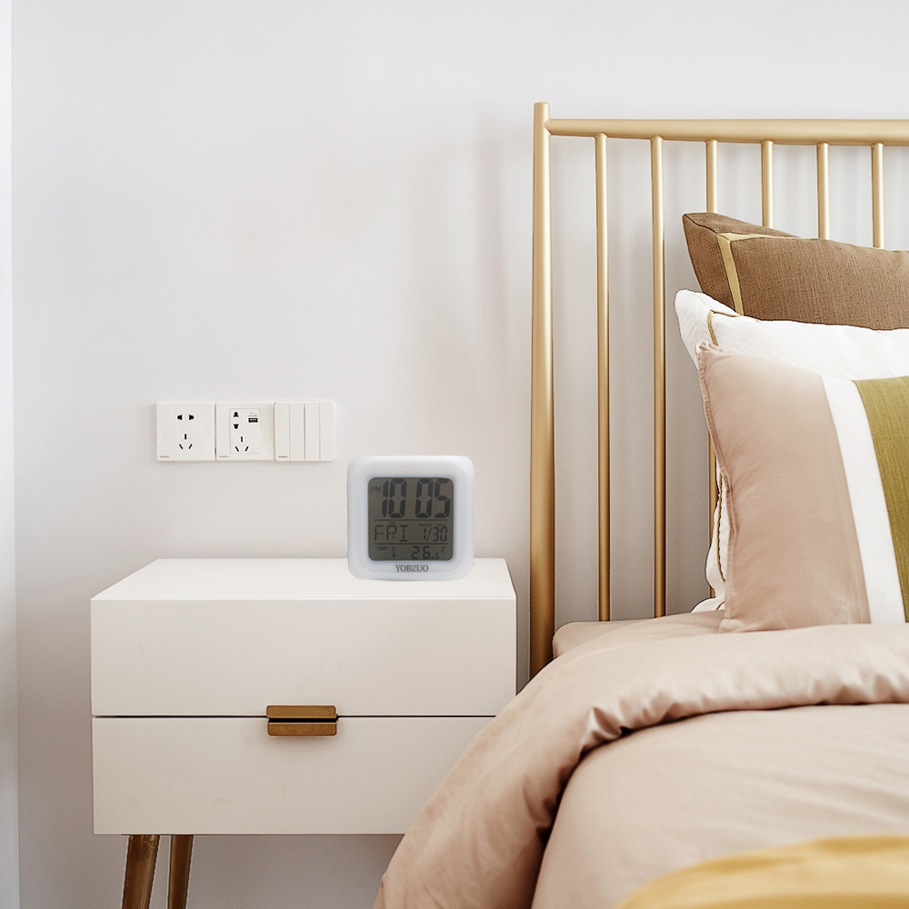 MOKEMAKE Battery Powered Smoke Alarms With Silence Button.
