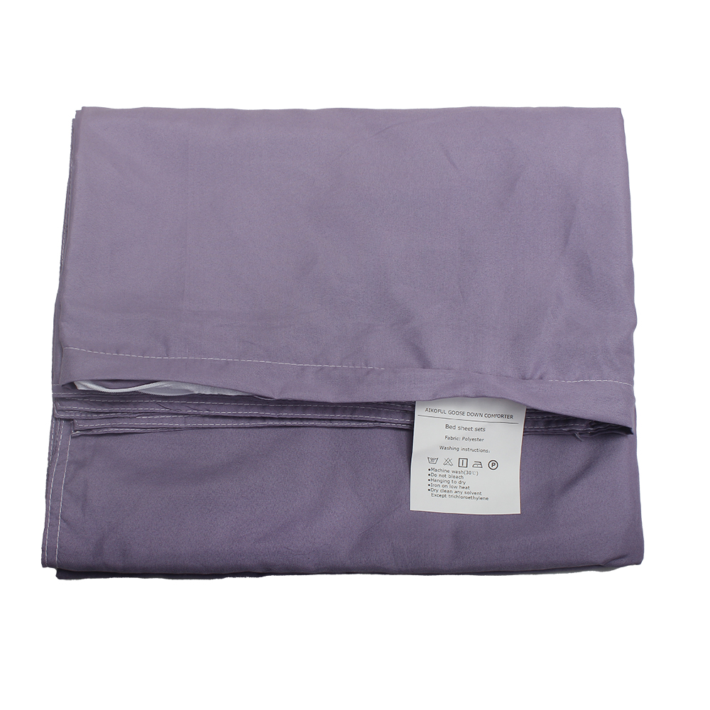 AIKOFUL GOOSE DOWN COMFORTER Bed sheet sets-100% Polyester Microfiber,Soft Breathable,4 Piece Bedding-1 Flat Sheet,1 Fitted Sheet and 2 Pillow Cases