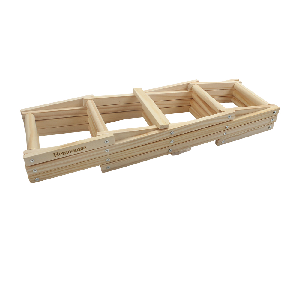 Hemoomee Bottle Rack,10 Bottle Solid Wood Rack Red Wine Display Rack Diamond Folding Bottle Rack