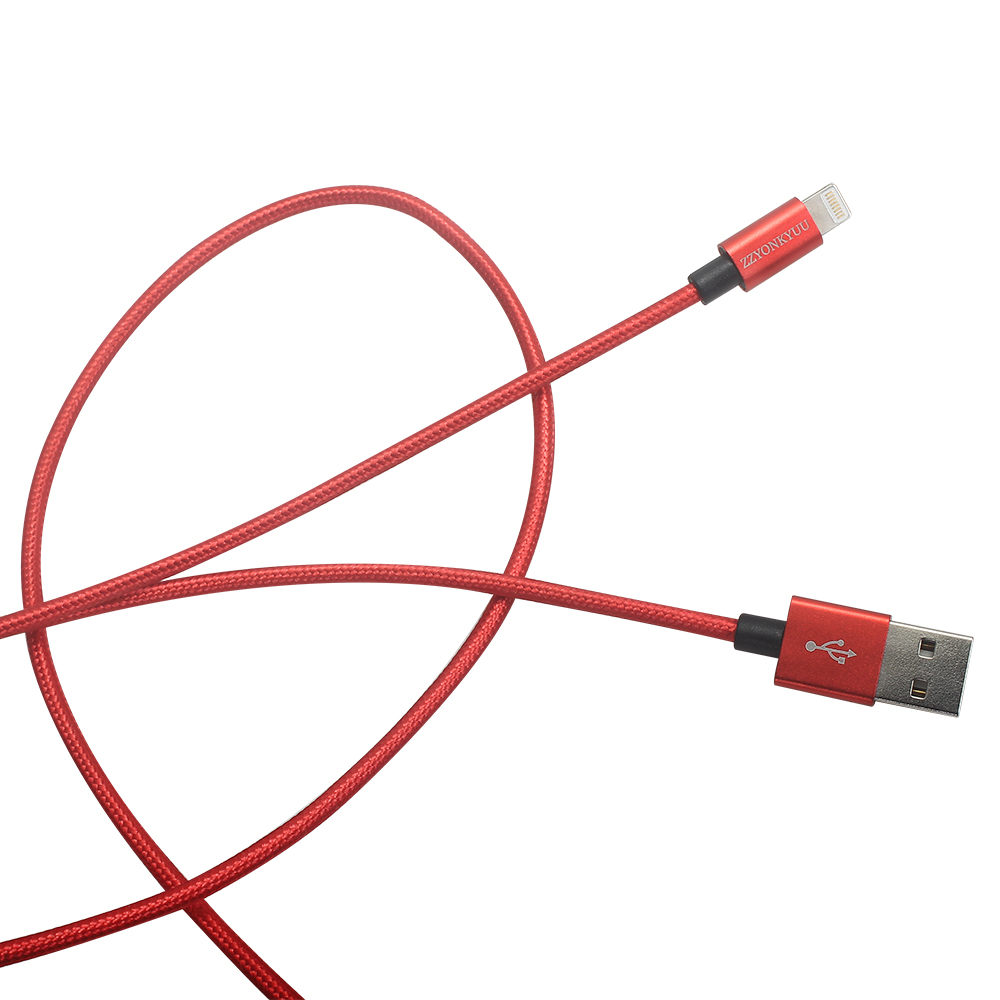 ZZYONKYUU Data Cable, 6ft Nylon Braided Data Cable Cell Phone Fast Charger Cord Compatible with iPhone14/13/12/11Pro Max/XS/XR/X/8/7/6/5/SE/iPad More