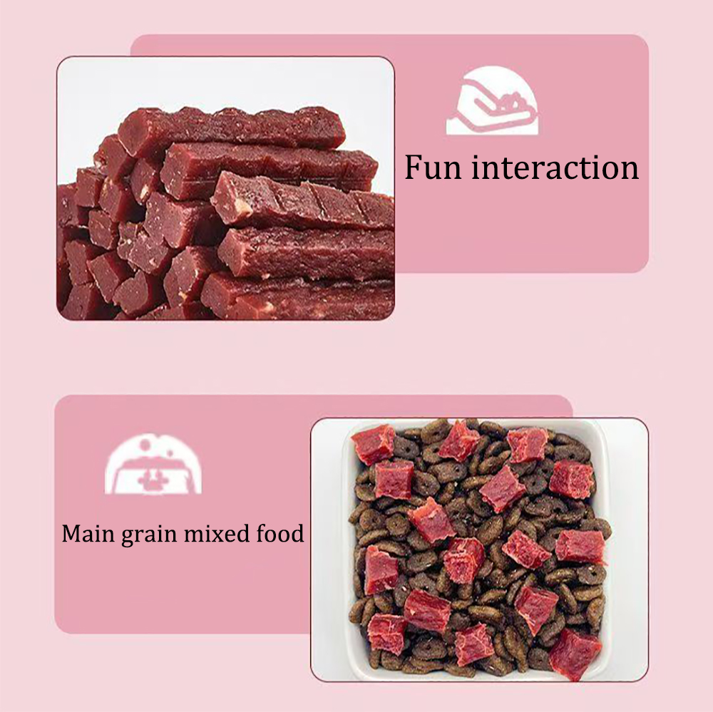 Poxo Edible Food for Animals for Chewing, High Protein & Grain Free Snacks, Chicken Vegetable Strips for Small to Large Dogs