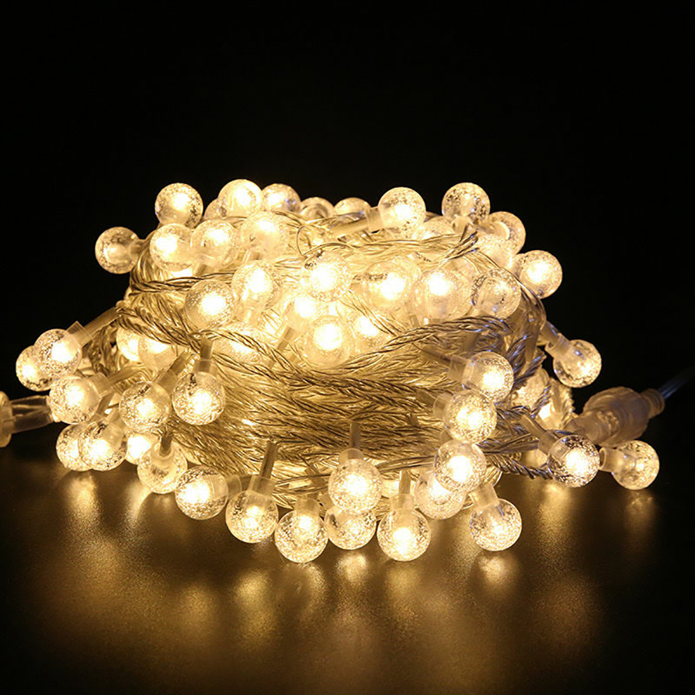 ANIPLEX+ String Lights for Festive Decoration,20 LED Globe String Lights Indoor and Outdoor, for Balcony, Patio, Bedroom, Wall, and Holiday Décor