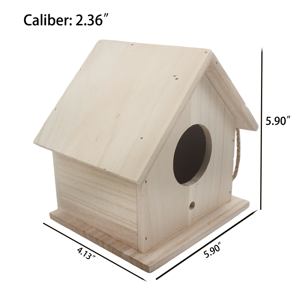 Q-DIRT PRO Bird Houses,Outdoor Aerial Garden Courtyard Decorative Wooden Birdhouse for Pigeons/Sparrows and Other Small Animals