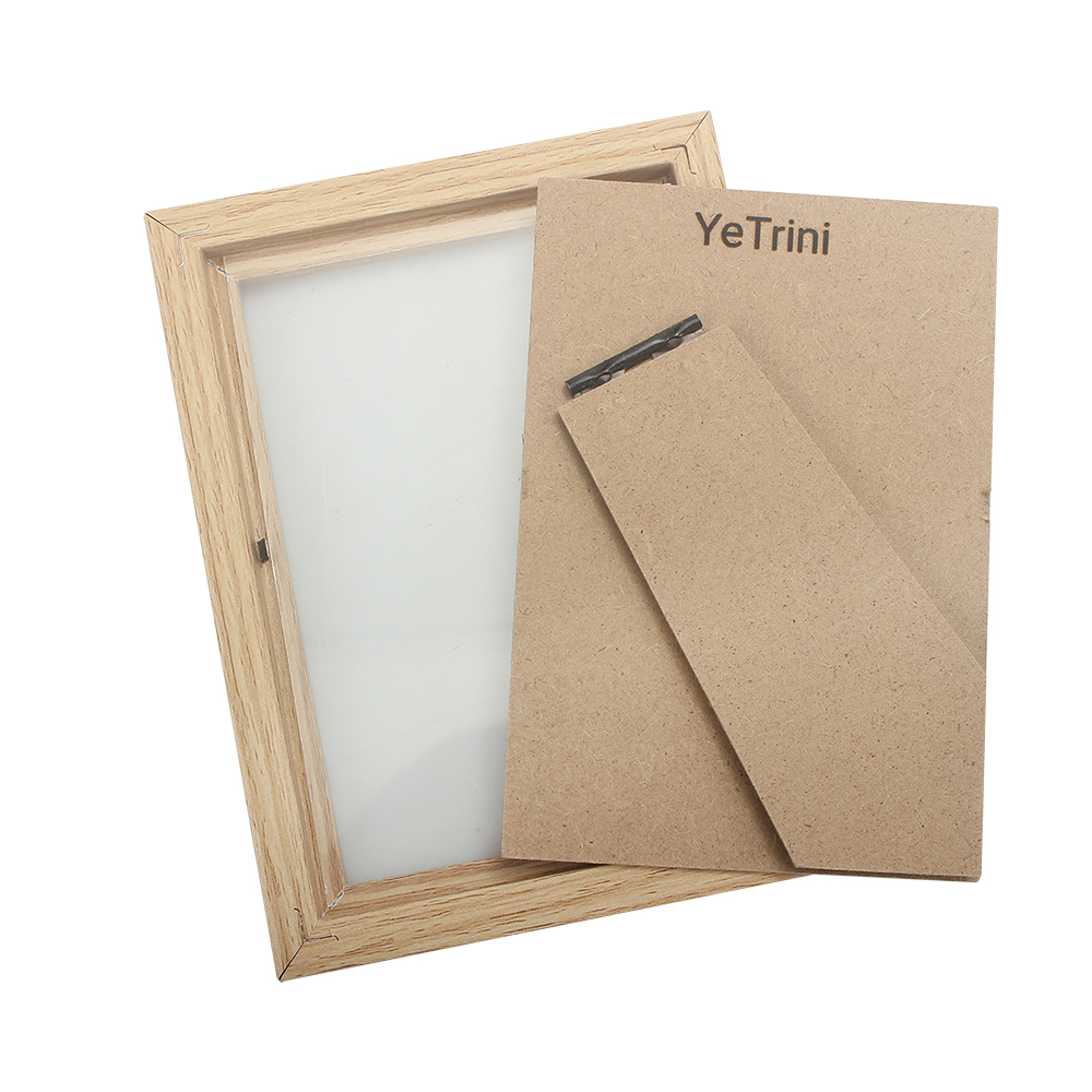 YeTrini Picture frames Living room, bedroom, desktop, office decoration made of solid wood material that can be placed horizontally