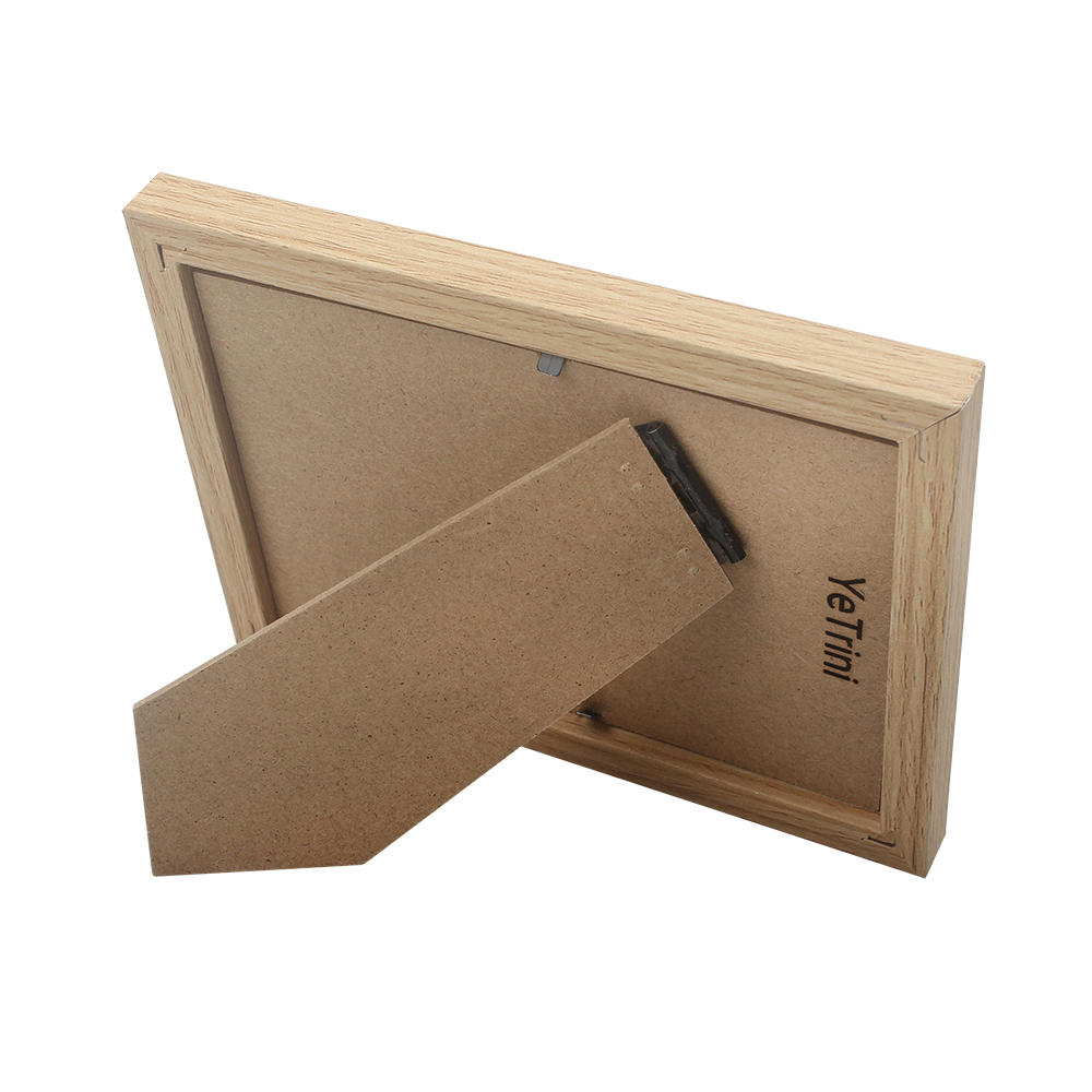 YeTrini Picture frames Living room, bedroom, desktop, office decoration made of solid wood material that can be placed horizontally