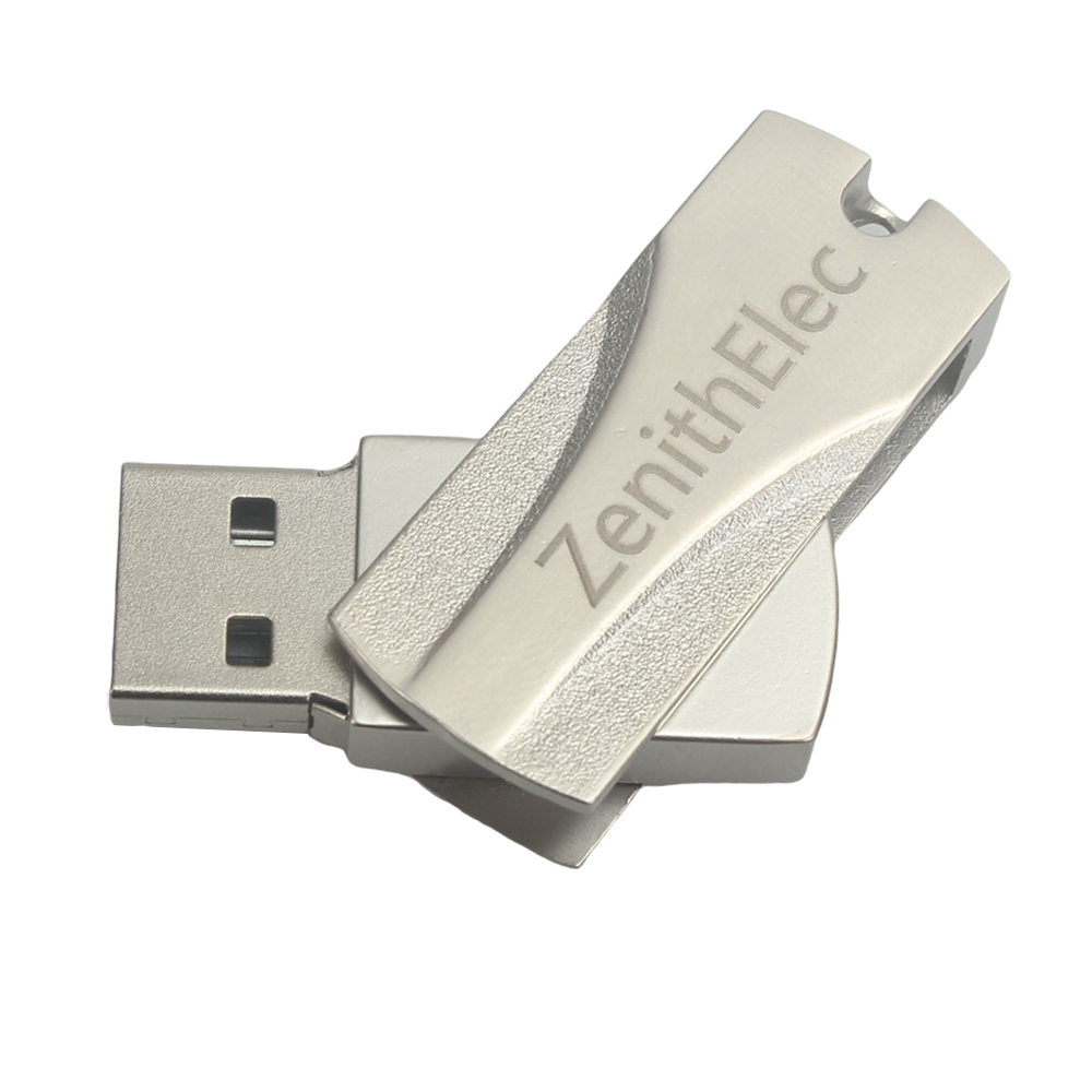 ZenithElec Blank Flash Drive,USB flash drive 8GB/16GB/32GB,360°Rotation Shaped USB 2.0 Thumb Drive for Laptop PC Computer
