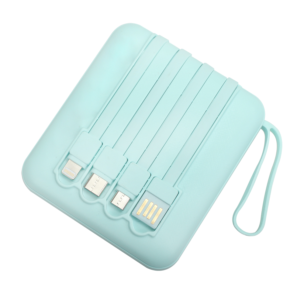 ZGKTWX Portable Power Chargers with Built-in Cable,20000mAh Mini Compact Fast Charging Power Bank for iPhone,Tablet,Samsung,Huawei