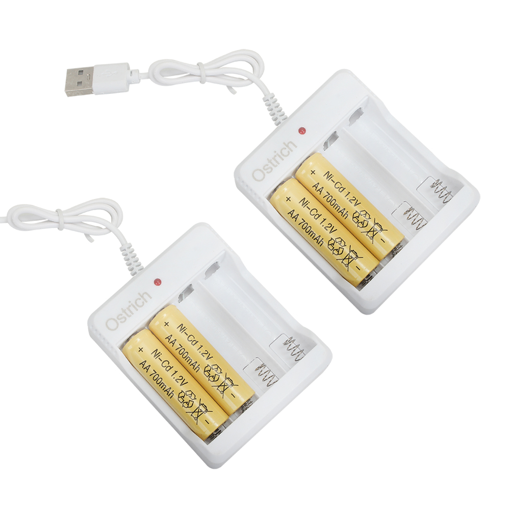 Ostrich Battery chargers 5V Battery Charger Remote Control Toy Battery Four Cao Charging