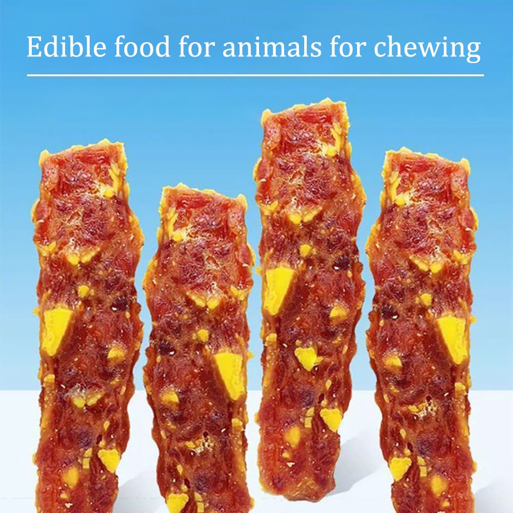 k9 belly bliss Edible food for animals for chewing Duck meat, egg yolk slices, dog training snacks with rich and chewy taste