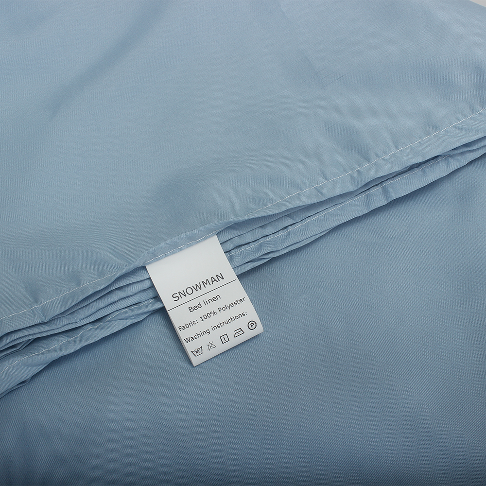 SNOWMAN Bed linen Solid color household bedroom summer thin fabric silky bed sheet