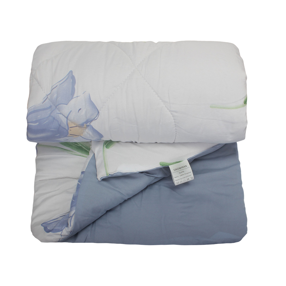 SNOWMAN Quilts Dormitory single person is covered with a cotton blanket for warmth and a seasonal universal core