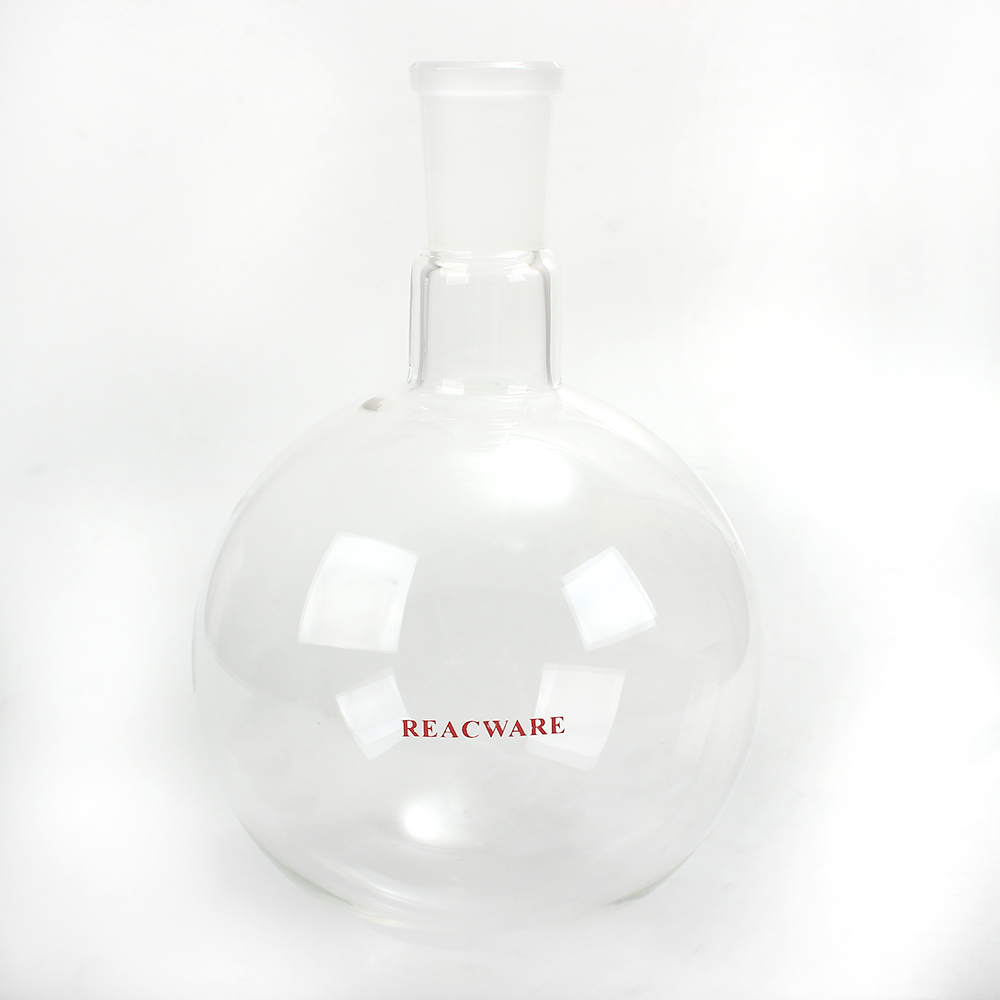 REACWARE Glassware for scientific experiments in laboratories 1000ml round glass jar