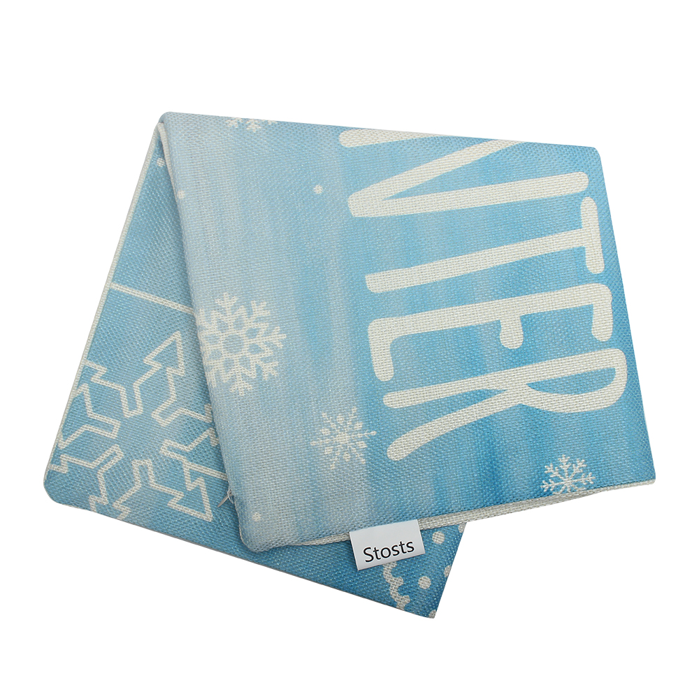 Stosts 26"x26" Pillowcase made of thick green linen, suitable for office sofas, and not easily faded