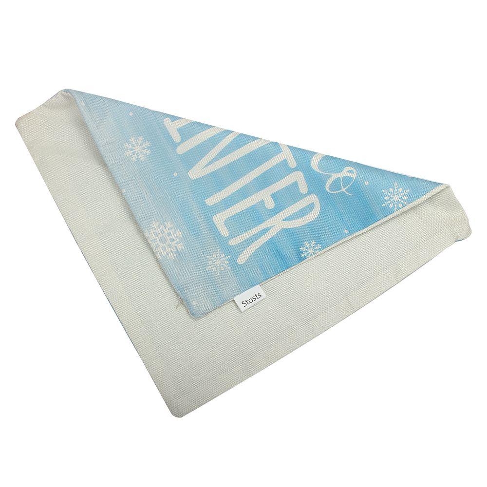 Stosts 26"x26" Pillowcase made of thick green linen, suitable for office sofas, and not easily faded