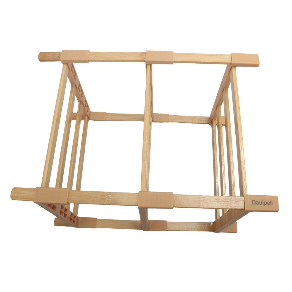 Daulpell Bamboo furniture multi layer storage rack, floor standing shoe rack, bamboo material miscellaneous rack