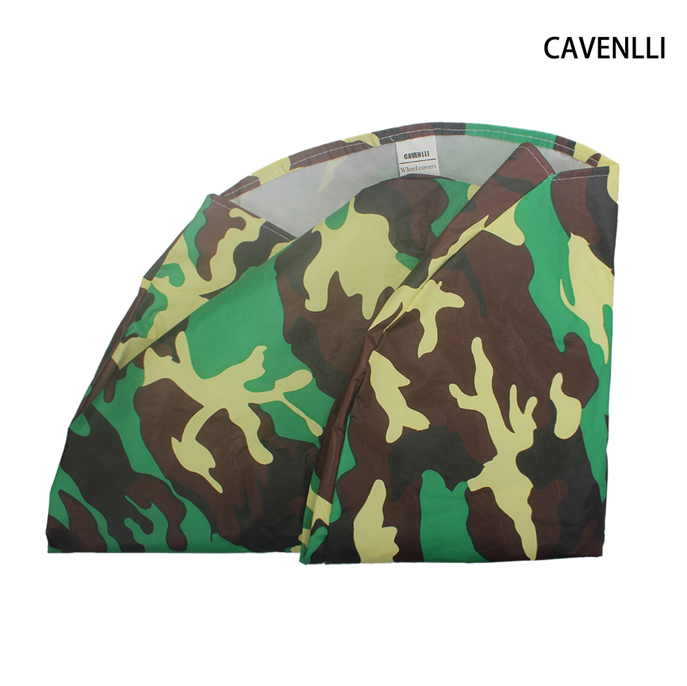 CAVENLLI Wheel covers [for vehicles] camouflage tire protection cover, waterproof, dustproof, anti-aging, thickened tire protection cover