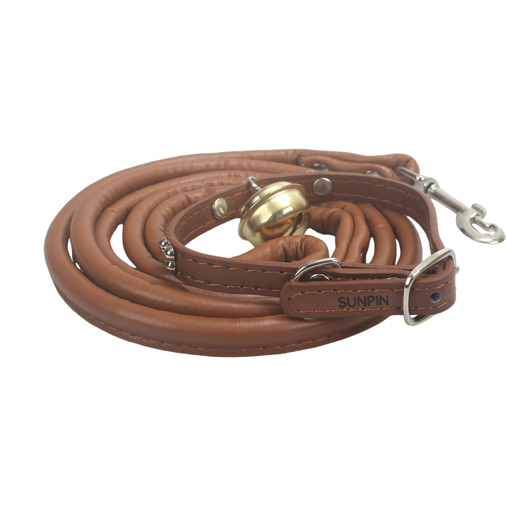 SUNPIN Dog leashes Pet Dog Bell Collar Wearing Traction Rope Belt Adjustable for Small Dogs