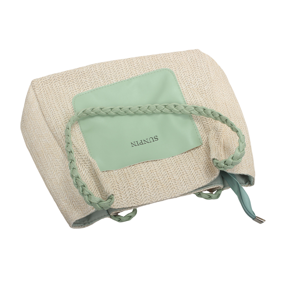 SUNPIN All-purpose carrying bags PVC woven handbag shoulder bag women's casual bag
