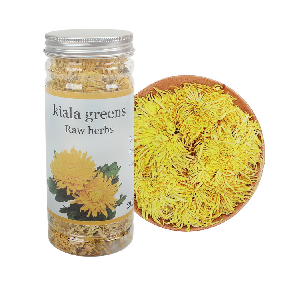 kiala greens Raw herbs​ 20g canned chrysanthemum tea with golden silk, soaked in water to clear heat and reduce heat