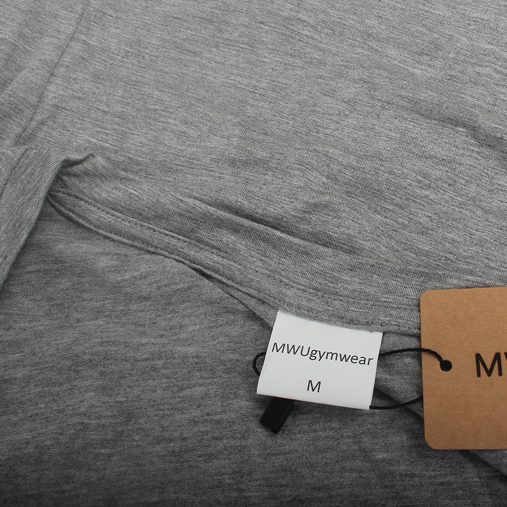 MWUgymwear Sport shirts Cardigan straps for summer outerwear, thin anti roll shirt