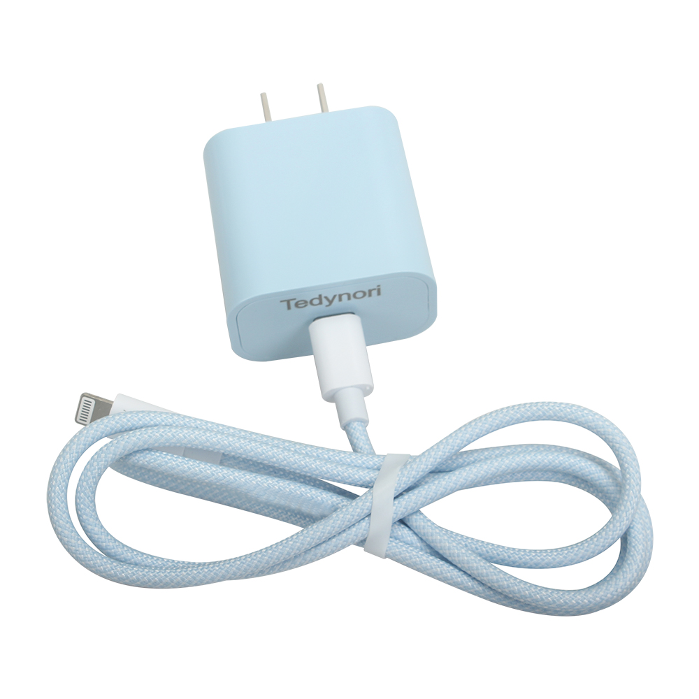 Tedynori Battery chargers for mobile phones 45W fast charging charger for Apple models, universal charger with braided wire that is not easily broken