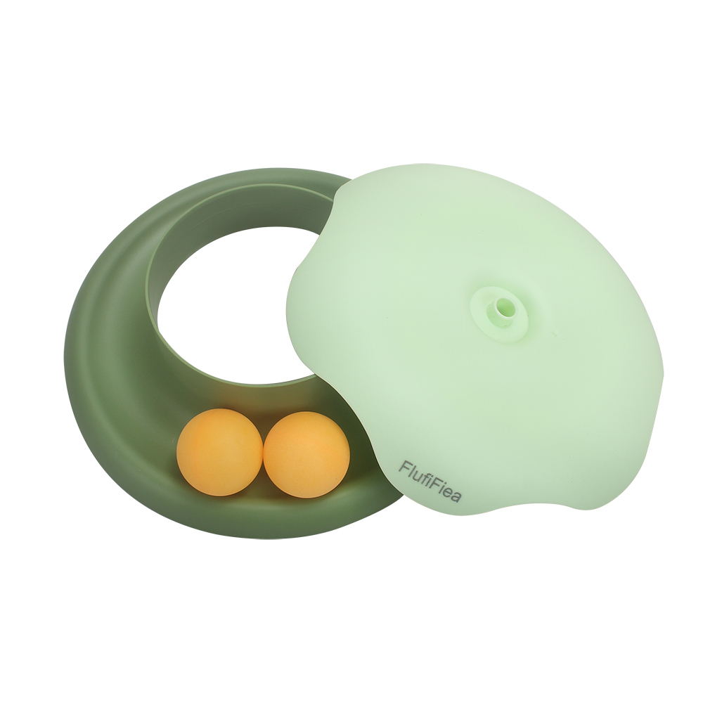 FlufiFiea Pet toys Cat spinning wheel toy spring teasing cat stick leakage ball pet interactive toy