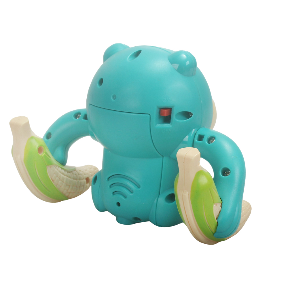FlufiFiea Electric action toys Baby Intelligence 1-3 Year Old Electric Toy Crawling Singing Toy Rolling Voice Control Model
