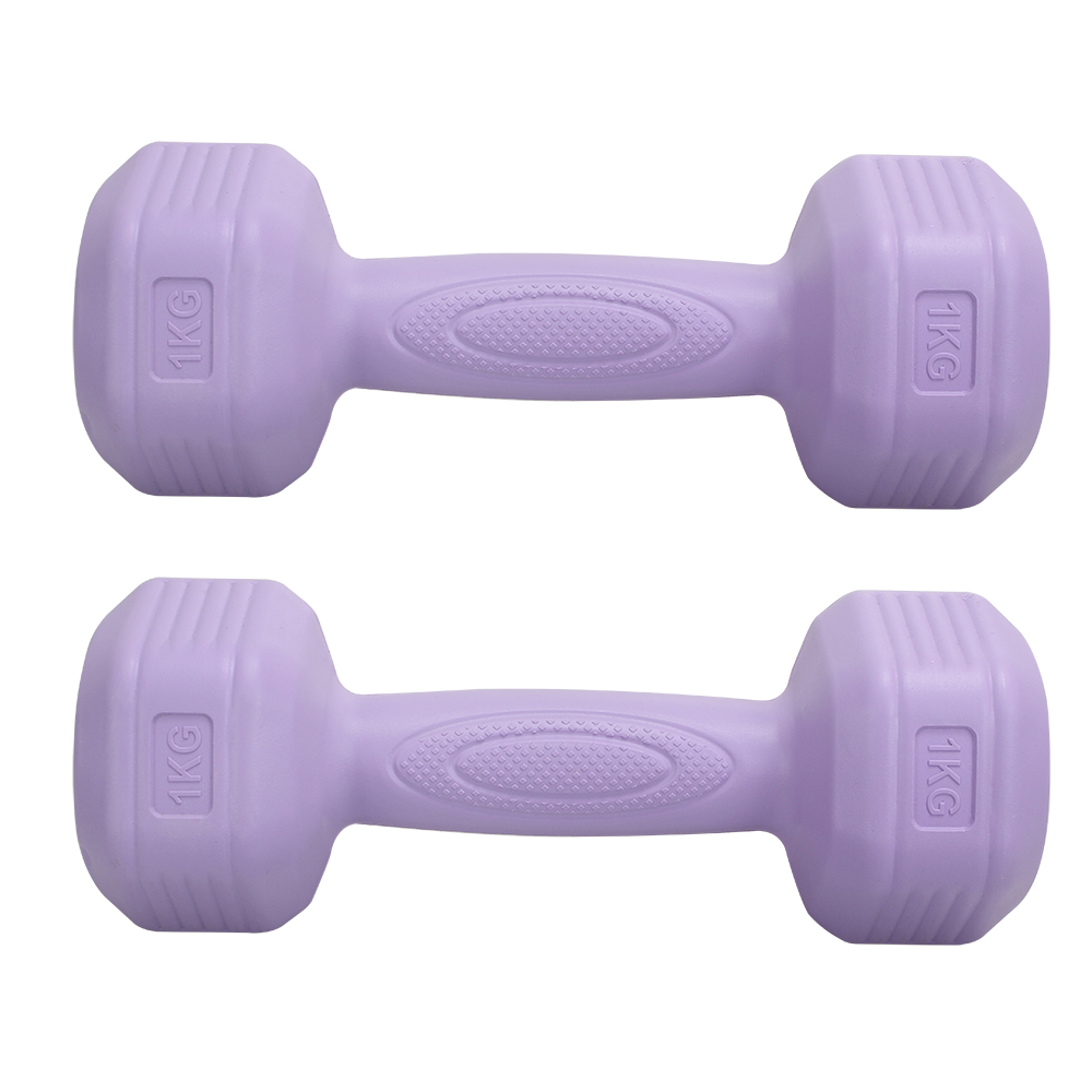 FlufiFiea Exercise machines 1kg Women's Octagonal Dumbbell Home Arm Exercise Equipment Small Dumbbell