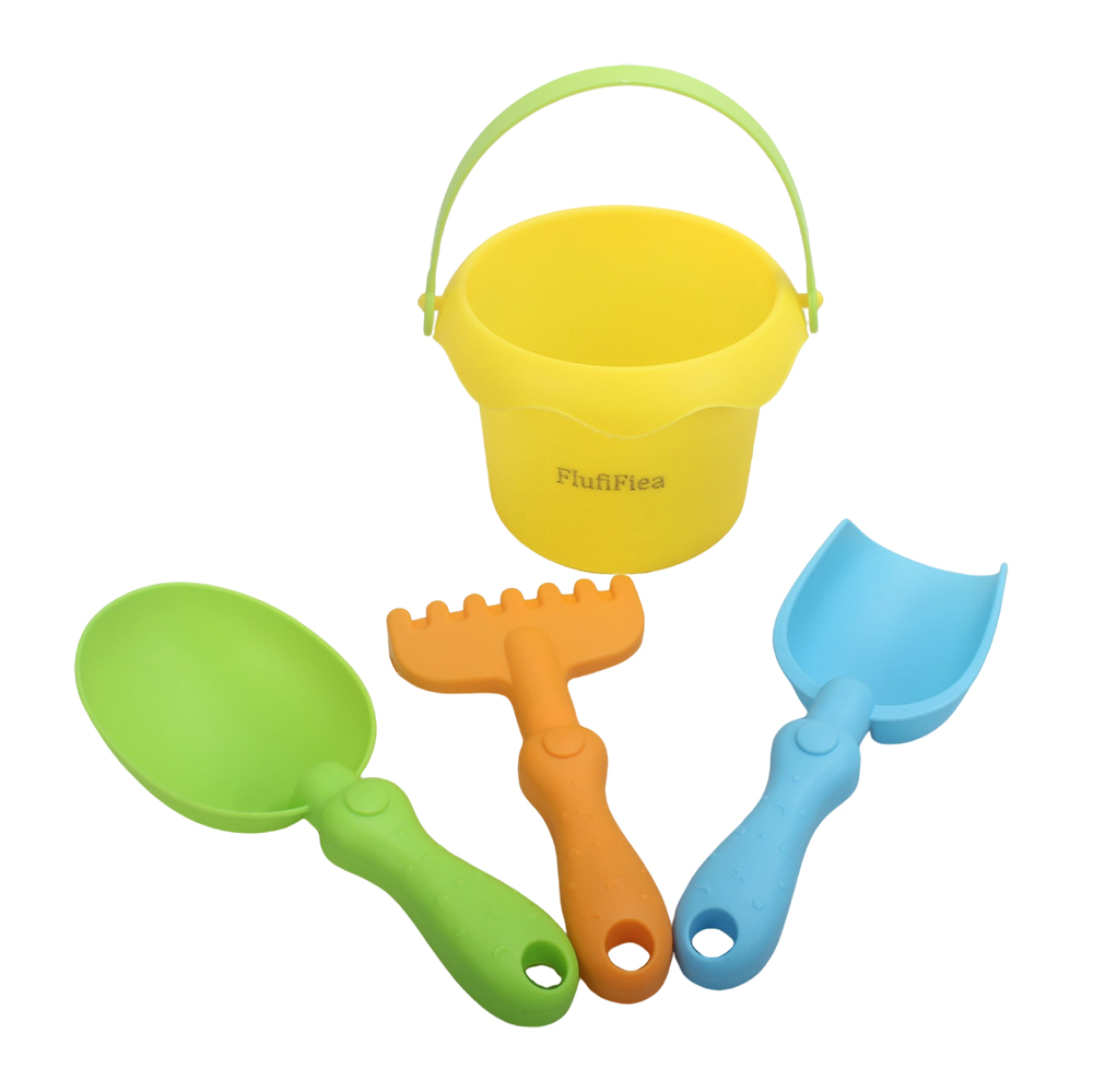 FlufiFiea Sand toys Children's beach play sand digging shovel tool set, baby toy playing in water