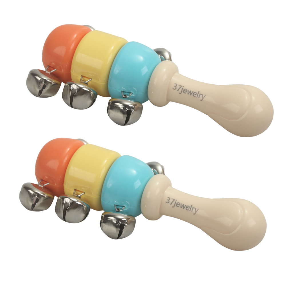 37jewelry Infant toys 0-1-year-old rotating bell baby holding toy made of food grade material