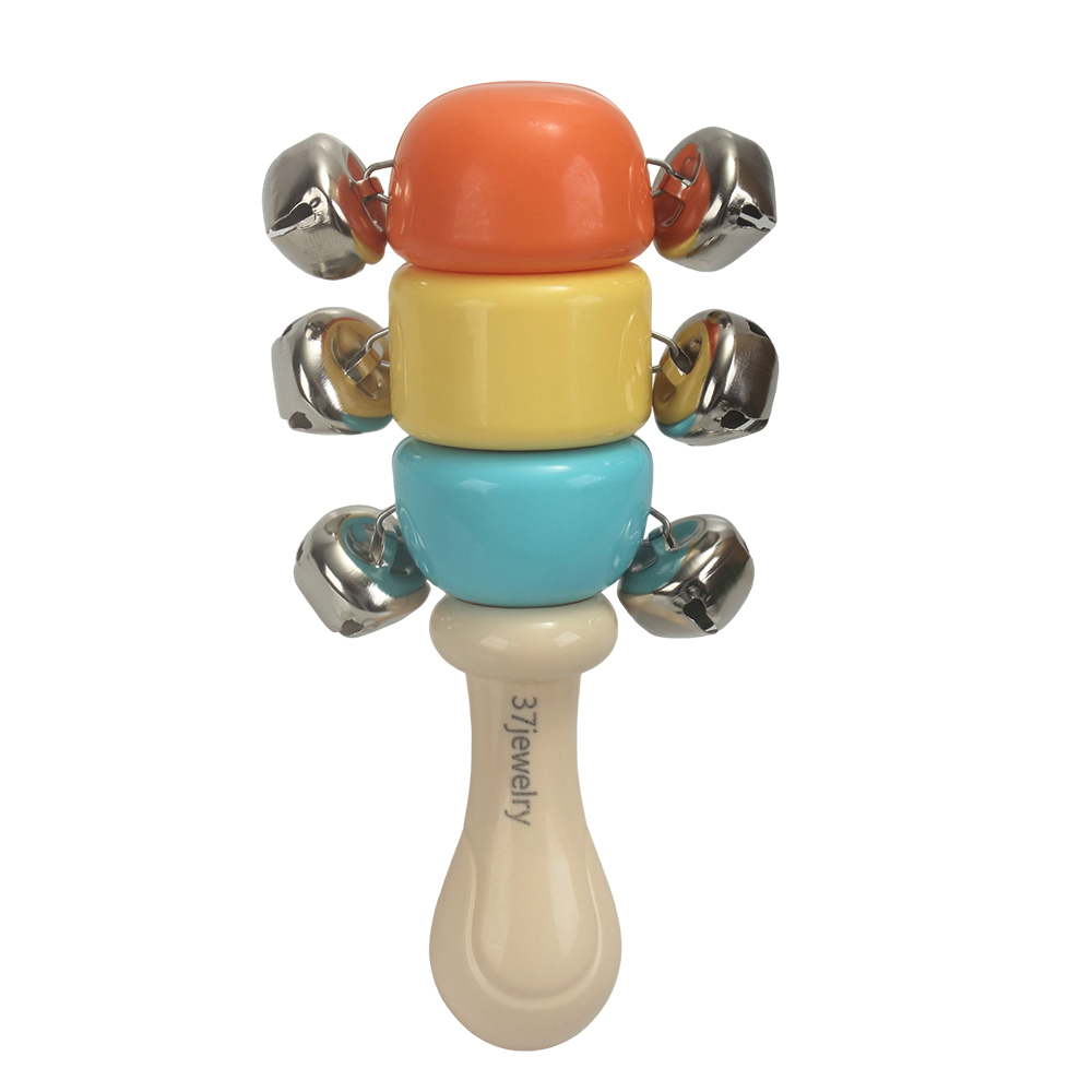 37jewelry Infant toys 0-1-year-old rotating bell baby holding toy made of food grade material