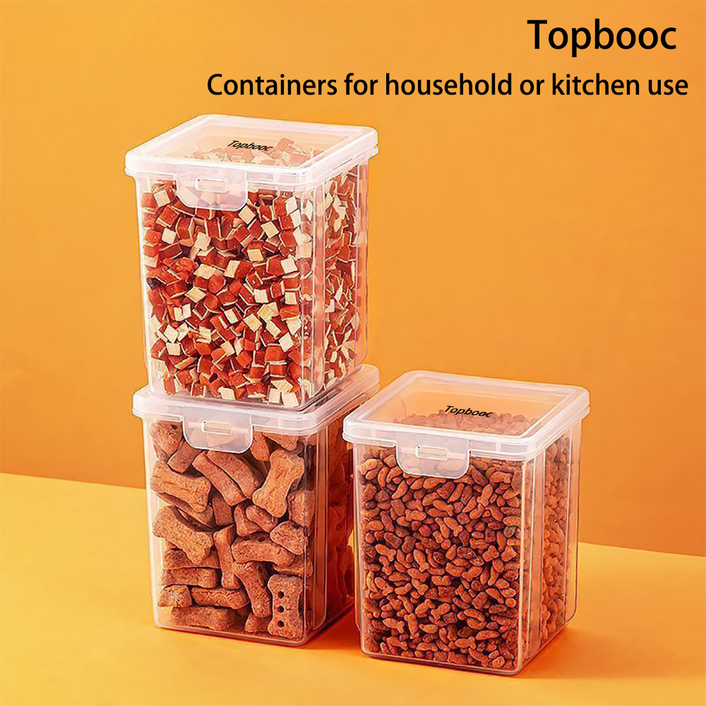 Topbooc 630ml Containers for household or kitchen use spice grain storage box, sealed box, multifunctional use
