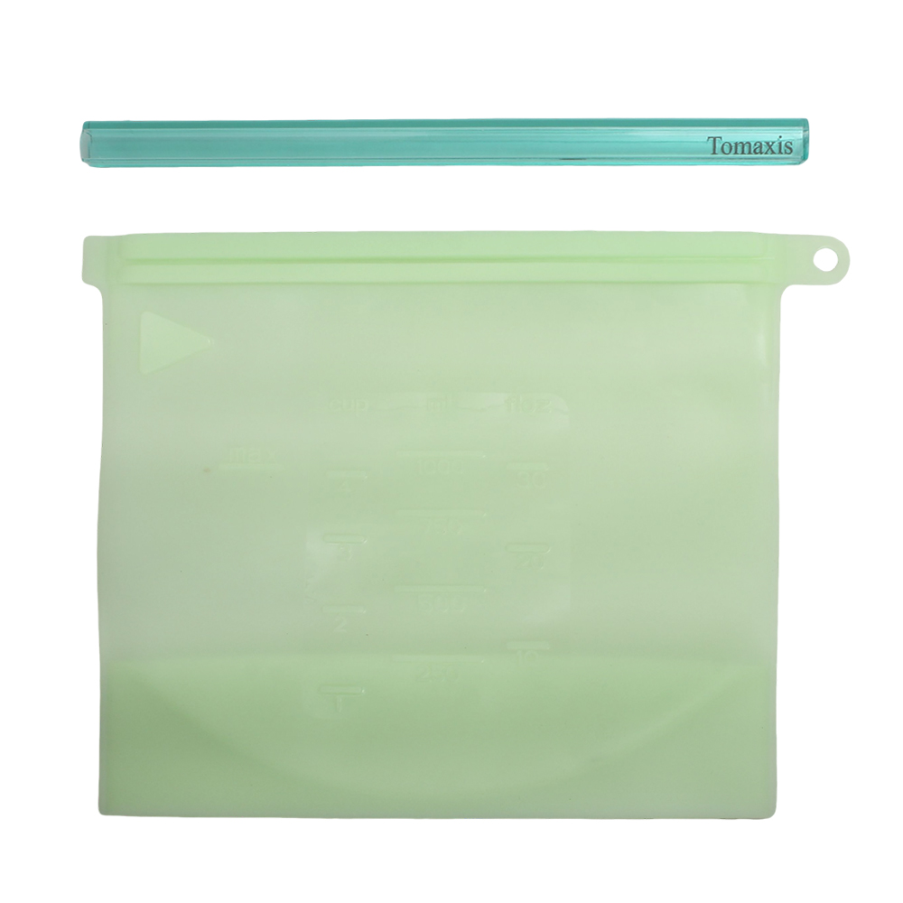 Tomaxis Bags for microwave cooking Silicone sealed bag, food grade thickened high-temperature resistant refrigerator bag
