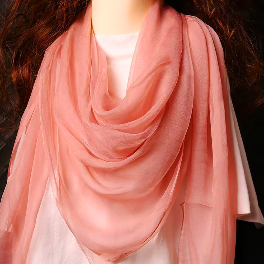 M. ORO CASHMERE Scarves Summer solid color scarves, beach towels, anti roll scarves, bright colors, long scarves