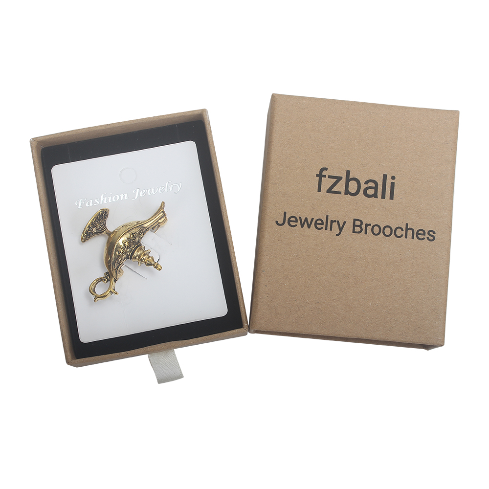 fzbali Jewelry brooches Creative personality alloy Aladdin magic lamp brooch versatile men's and women's dress styles