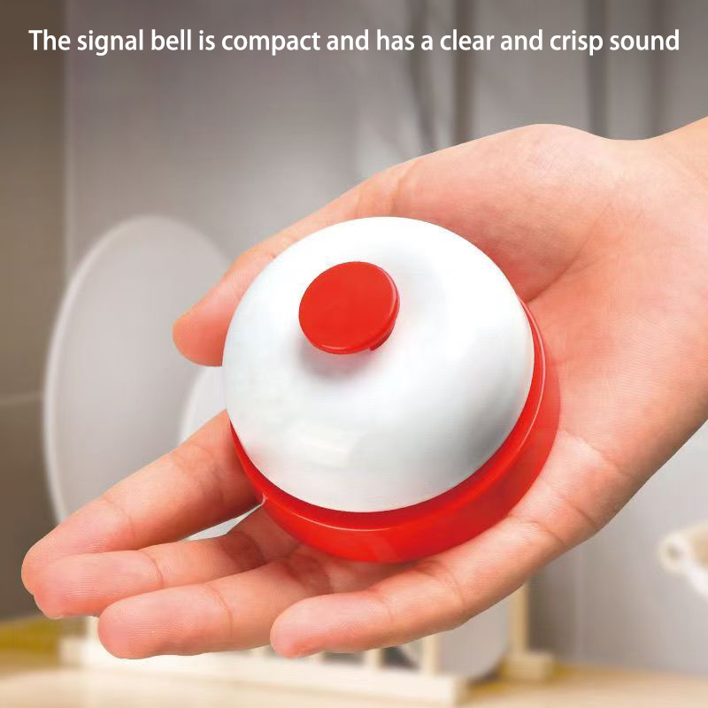 Queenmew Hand pressed bell, pet training bell, fun kitchen dish delivery bell