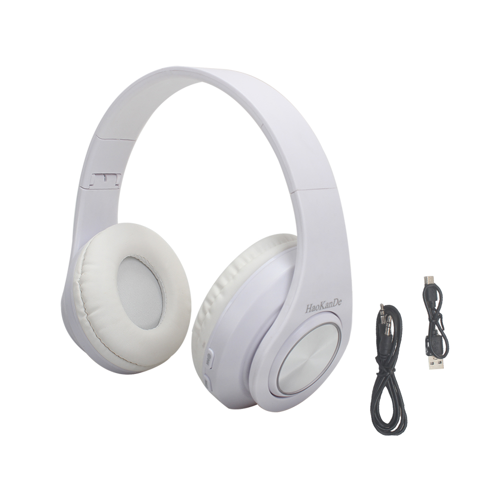 HaoKanDe Headphones Wireless Head mounted Bluetooth HiFI High Sound Quality Earphones for Watching TV Shows, Gaming, and Listening to Music