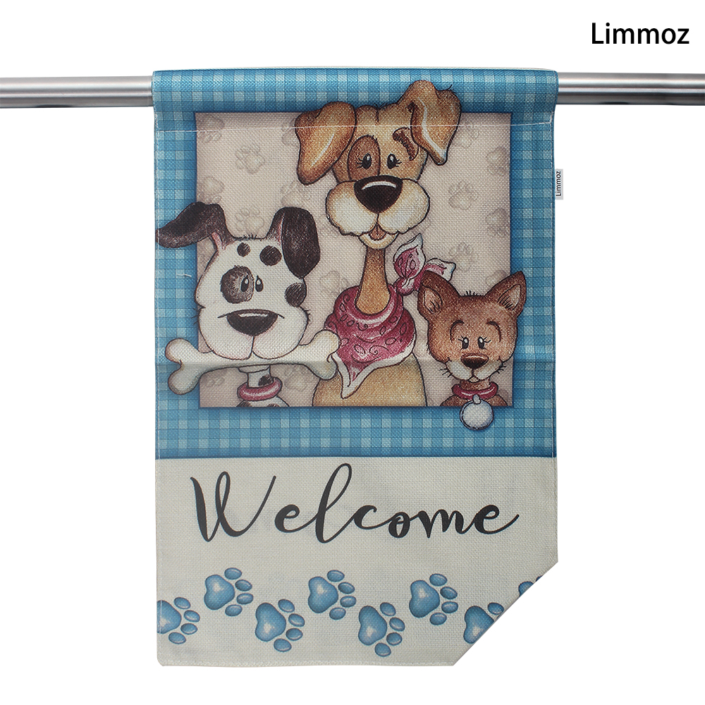 Limmoz Fabric flags Double sided flag, dog flag, holiday decoration, outdoor camping flag