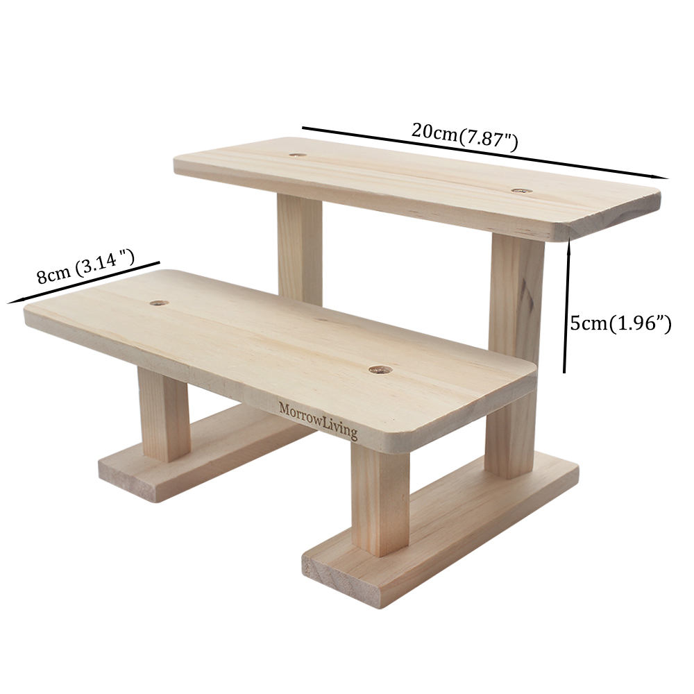 MorrowLiving Display stands Desktop ornament display stand, wooden plant stand, multifunctional use