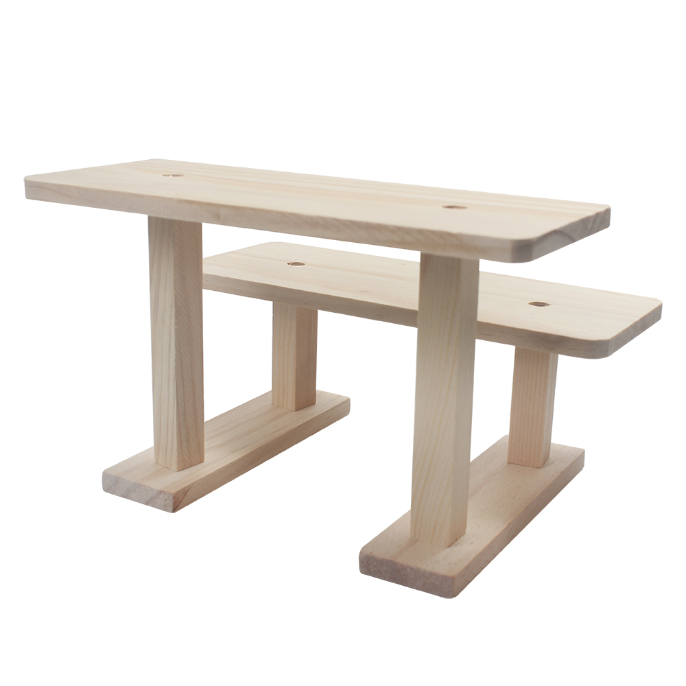 MorrowLiving Display stands Desktop ornament display stand, wooden plant stand, multifunctional use